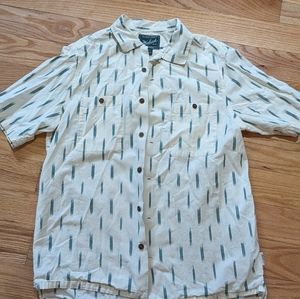 Vintage men's Woolrich large short sleeve button down